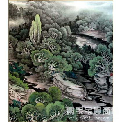 国画山水 山水画 刘贵平作品 类别: 国画山水作品